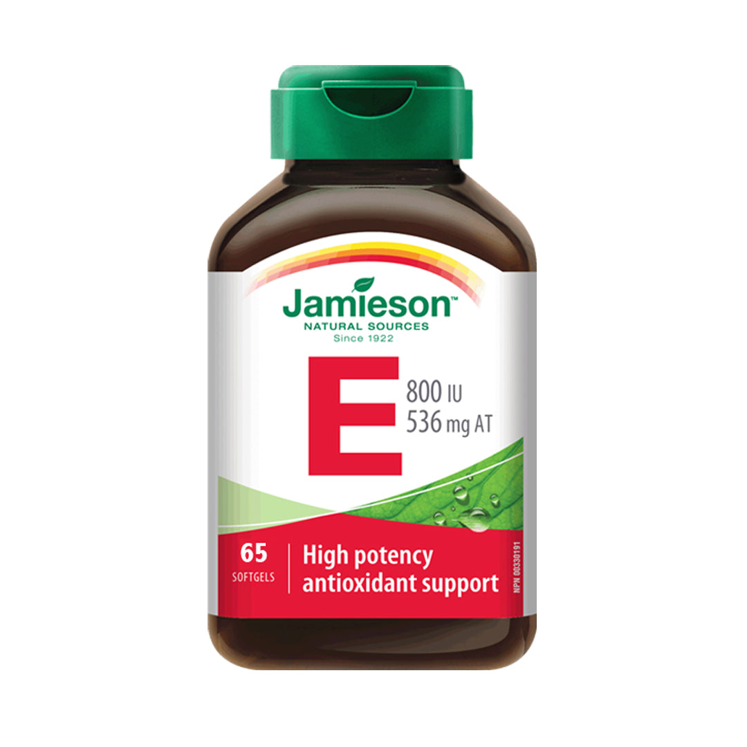 Jamieson Vitamin E 800 IU 65 Capsule