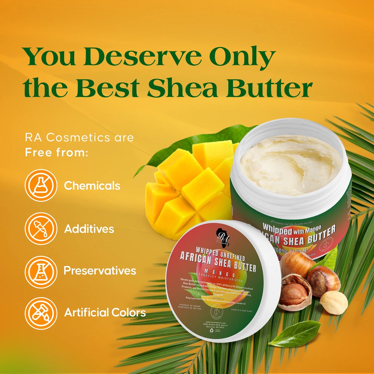 RA COSMETICS Natural African Shea Butter