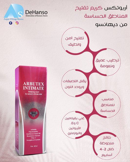 Dehanso Arbutex Intimate Whitening Cream 40ml