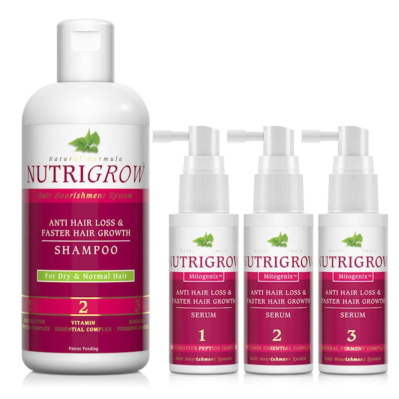 Nutrigrow Mitogenix Anti Hair Loss Serum Kit with Shampoo