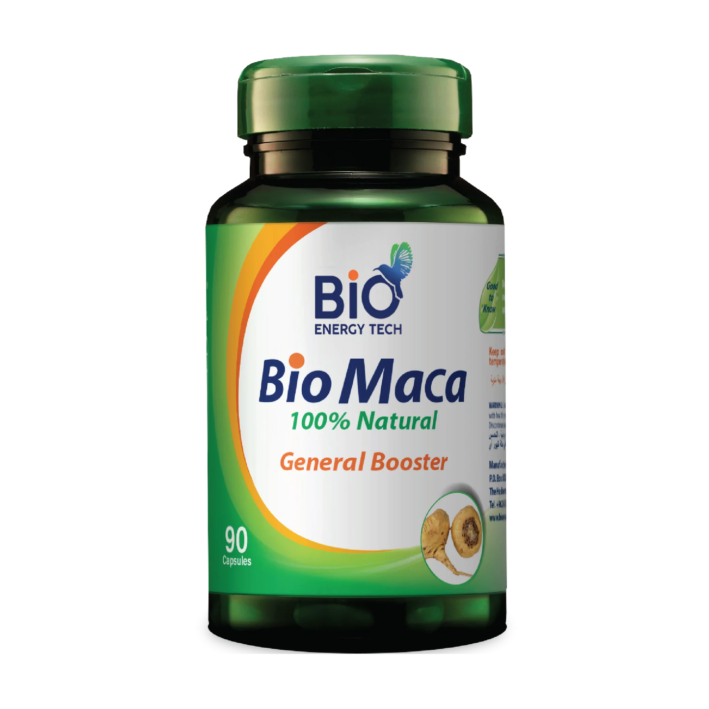 BioEnergyTech Bio Maca 500mg 90 Capsules