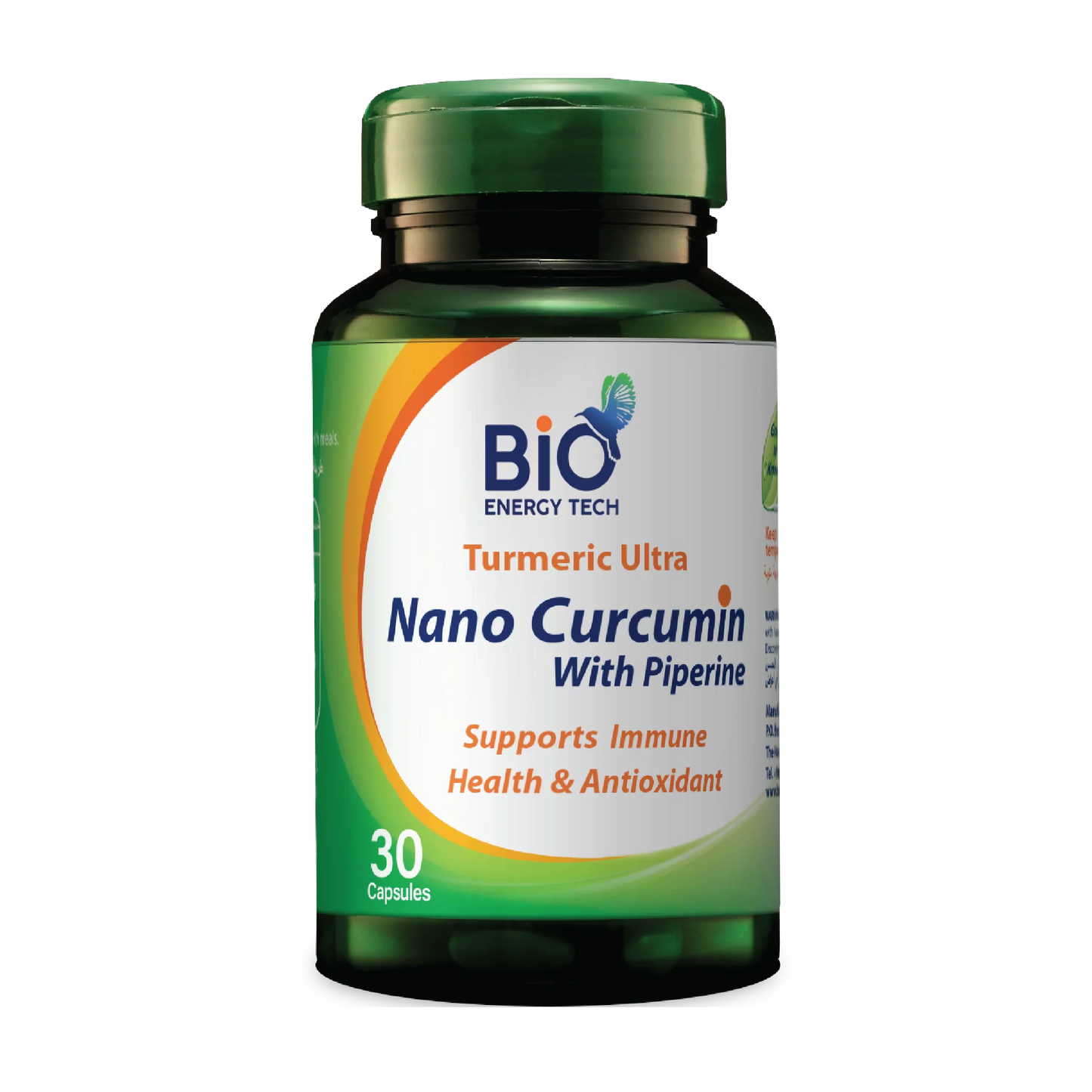 BioEnergyTech Nano Curcumin 30 Capsules