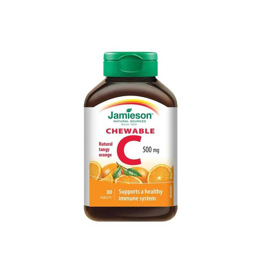 Jamieson Vit C 500mg 30 Chewable Tablet