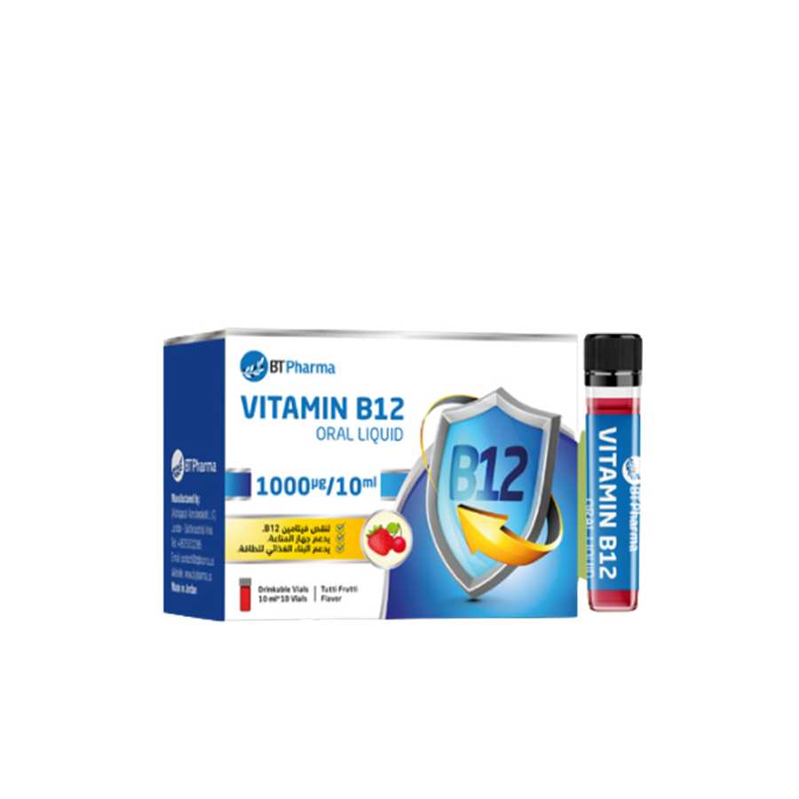 BT Pharma Vitamin B12 1000mcg/10ml 10 Ampules