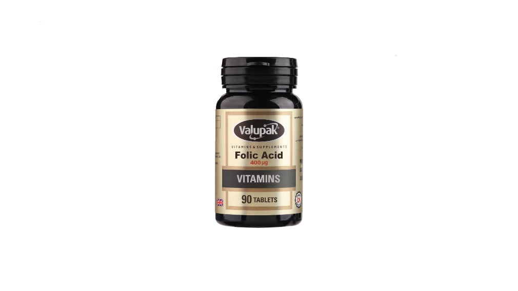 Valupak Folic Acid 400mg 90 tablets