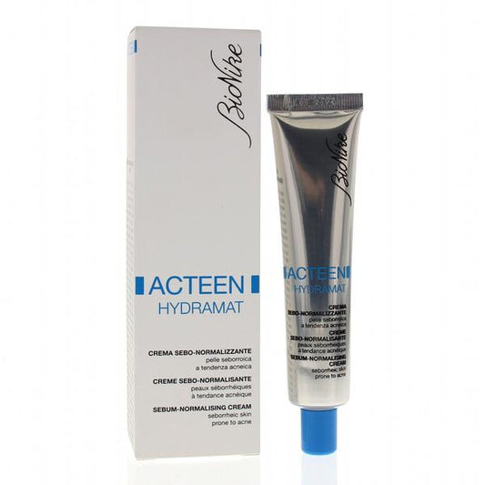 Bionike Aknet Hydramat Sebum Normalising Cream 40ml oily, acne-prone skin