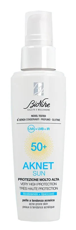 Bionike Aknet Sunblock Spf 50+ Fluid 50ml