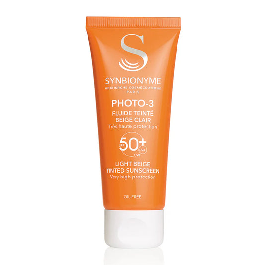 Synbionyme Photo-3 Sun Block Spf 50+ Tinted Fluid 40ml -Light Beige