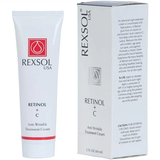Rexsol Retinol + Vit C Anti Wrinkle Cream 60ml