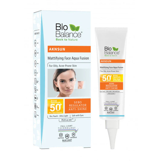 Biobalance Aknsun Mattifying Spf 50+ Sunblock 40ml