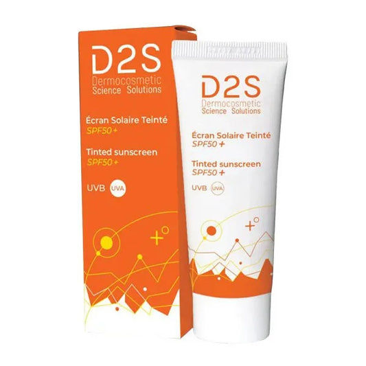 D2S Sunblock SPF 50+ Tinted Emulsion 50ml