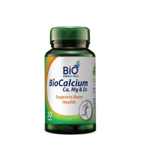 BioEnergyTech BioCalcium  Ca, Mg And D3 30 Tablets