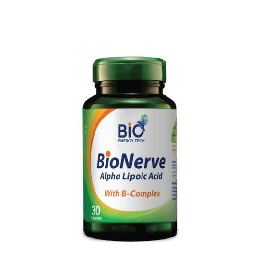 BioEnergyTech Bio Nerve Alpha Lipoic Acid With B Complex 30 Capsules