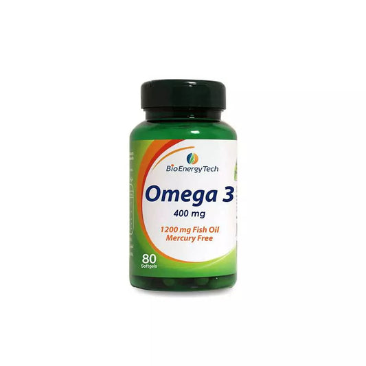 BioEnergyTech Omega 3 400mg 80 Capsules