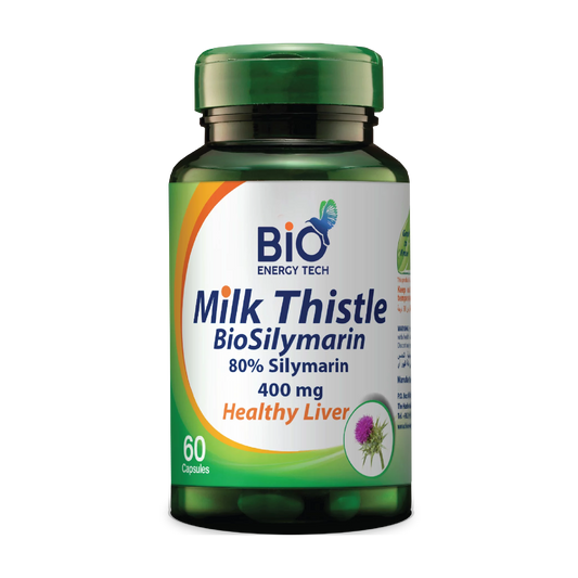 BioEnergyTech BioSilymarin Milk Thistle 60 Capsules