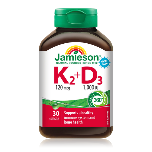 Jamieson K2+D3 30 Capsules