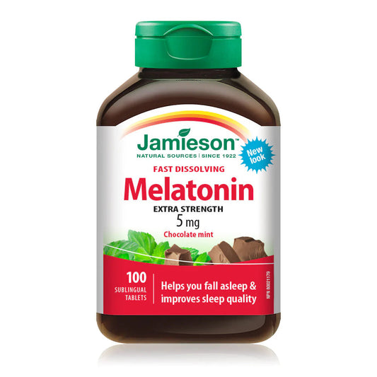 Jamieson Melatonin 5mg 100 Sublingual Tablets