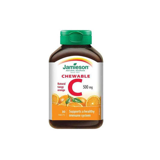 Jamieson Vit C 500mg 30 Chewable Tablet