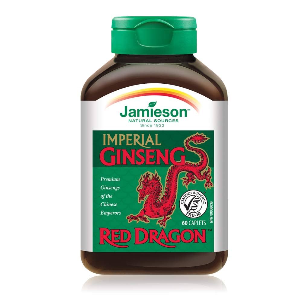 Jamieson Red Dragon Imperial Ginsing 500mg 60 Capsule