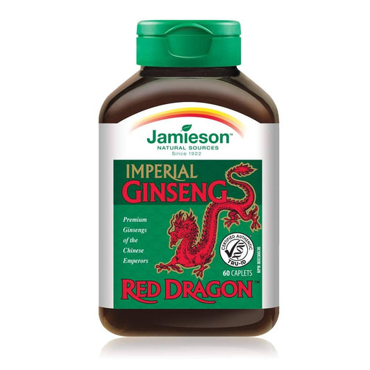 Jamieson Red Dragon Imperial Ginsing 500mg 60 Capsule