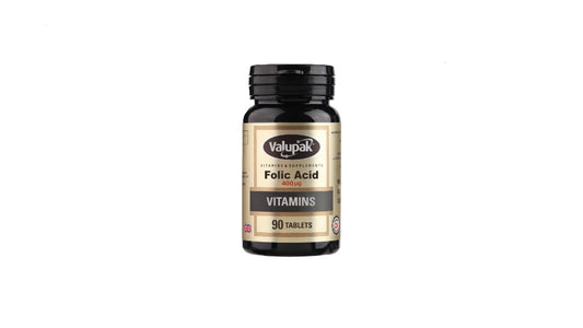 Valupak Folic Acid 400mg 90 tablets