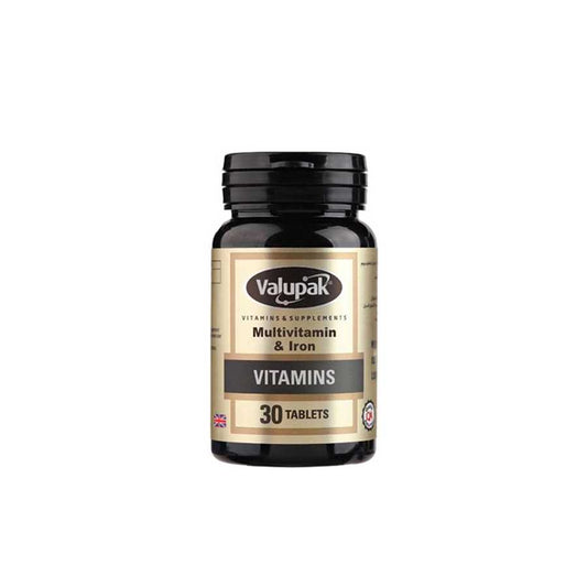 Valupak Multivitamin And Iron 30 tablets