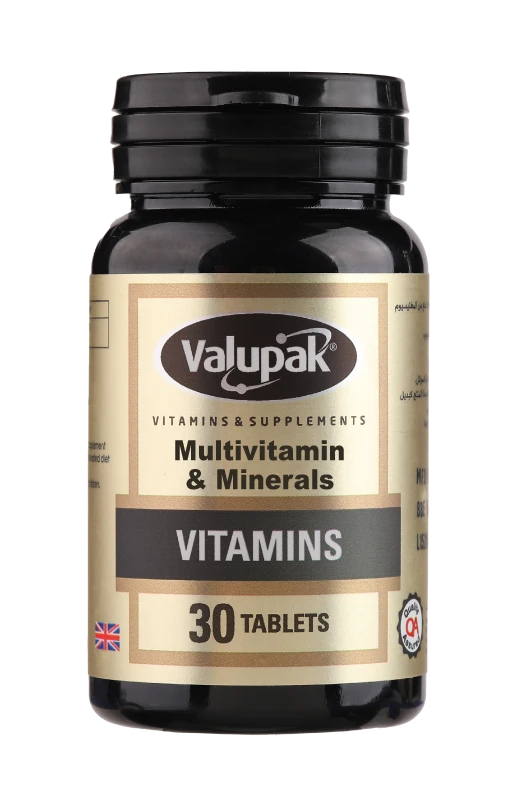 Valupak Multivitamins and Minerals 30 tablets